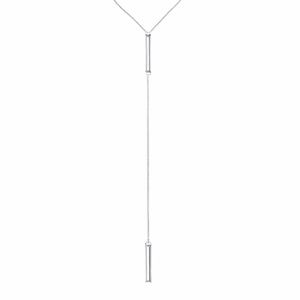 KENDRA SCOTT • Silver Shelton Lariat Necklace